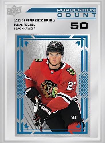 2022-23-Upper-Deck-Series-2-Hockey-Cards-Population-Count-50-Lukas-Reichel